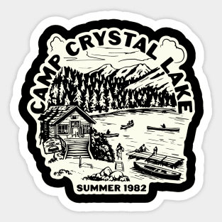 Camp Crystal Lake Summer '82 (on dark) Sticker